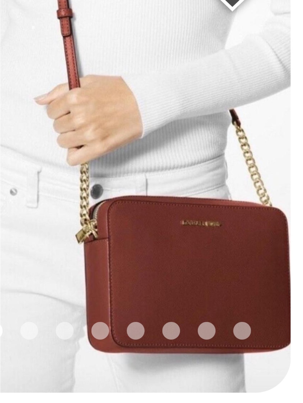 Michael Kors Jet Set Crossbody bag-maroon